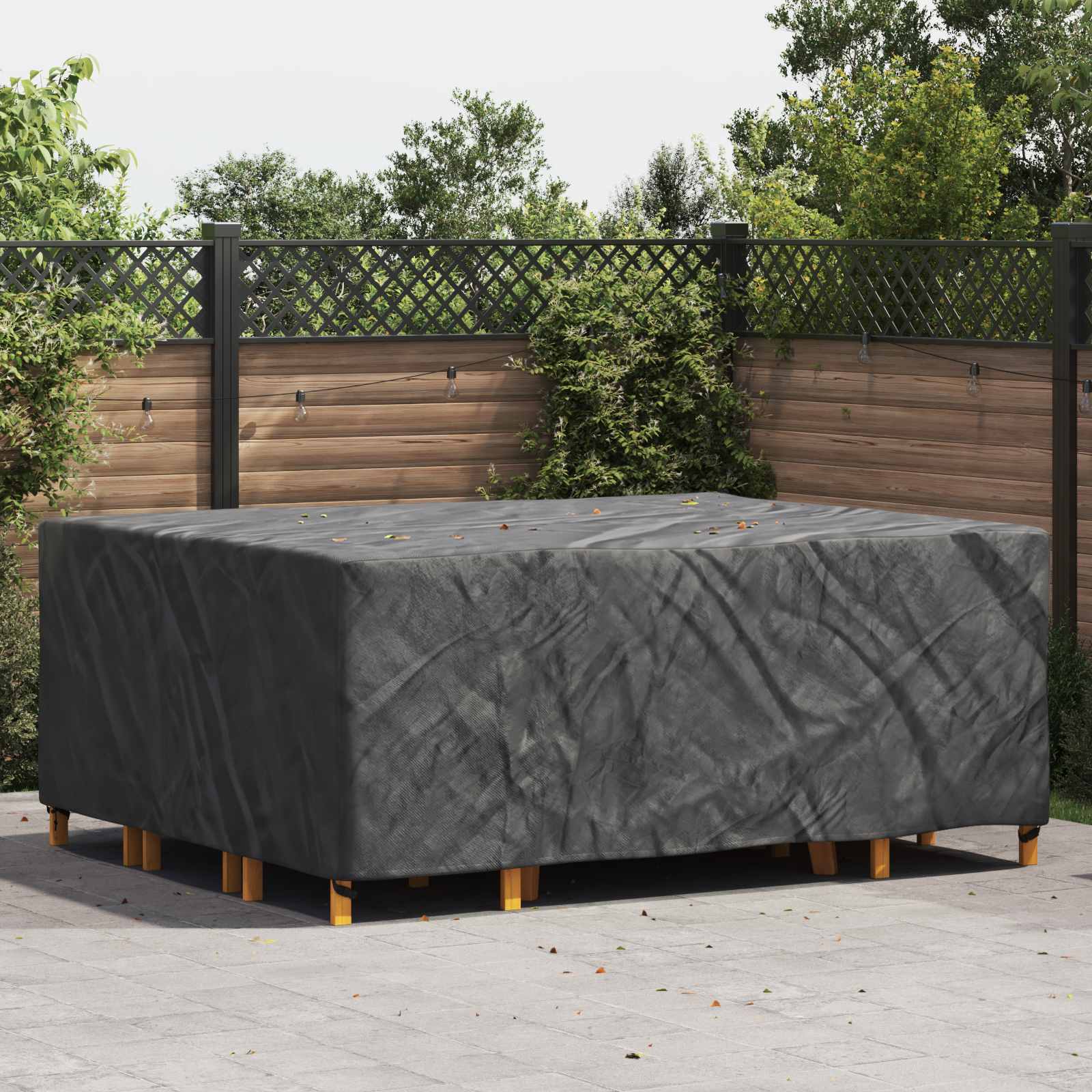 Pokrov za namještaj Jednobojno Crna 250 x 210 x 90 cm 210D