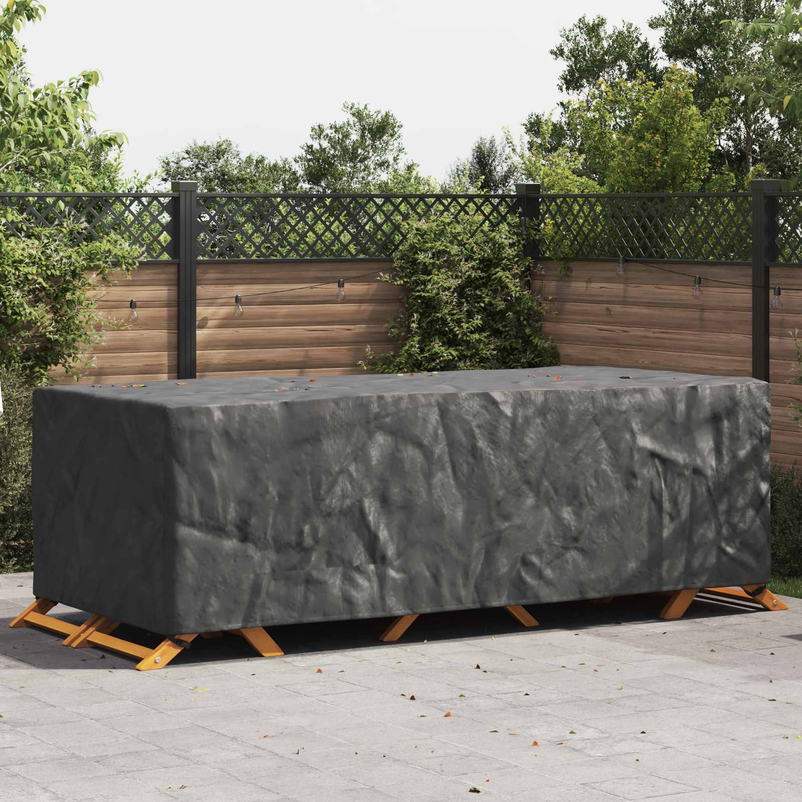 Pokrov za namještaj Jednobojno Crna 300 x 110 x 70 cm 420D