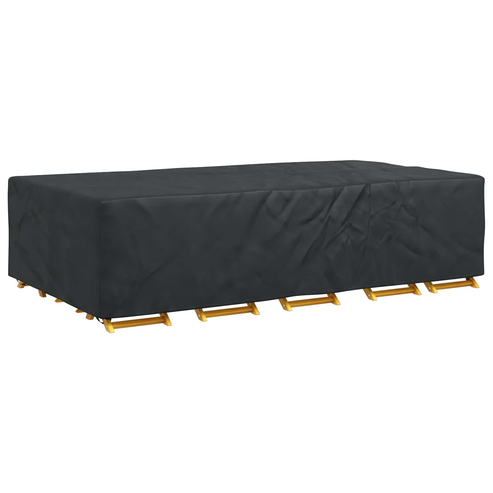 Pokrov za namještaj Jednobojno Crna 305 x 190 x 85 cm 420D