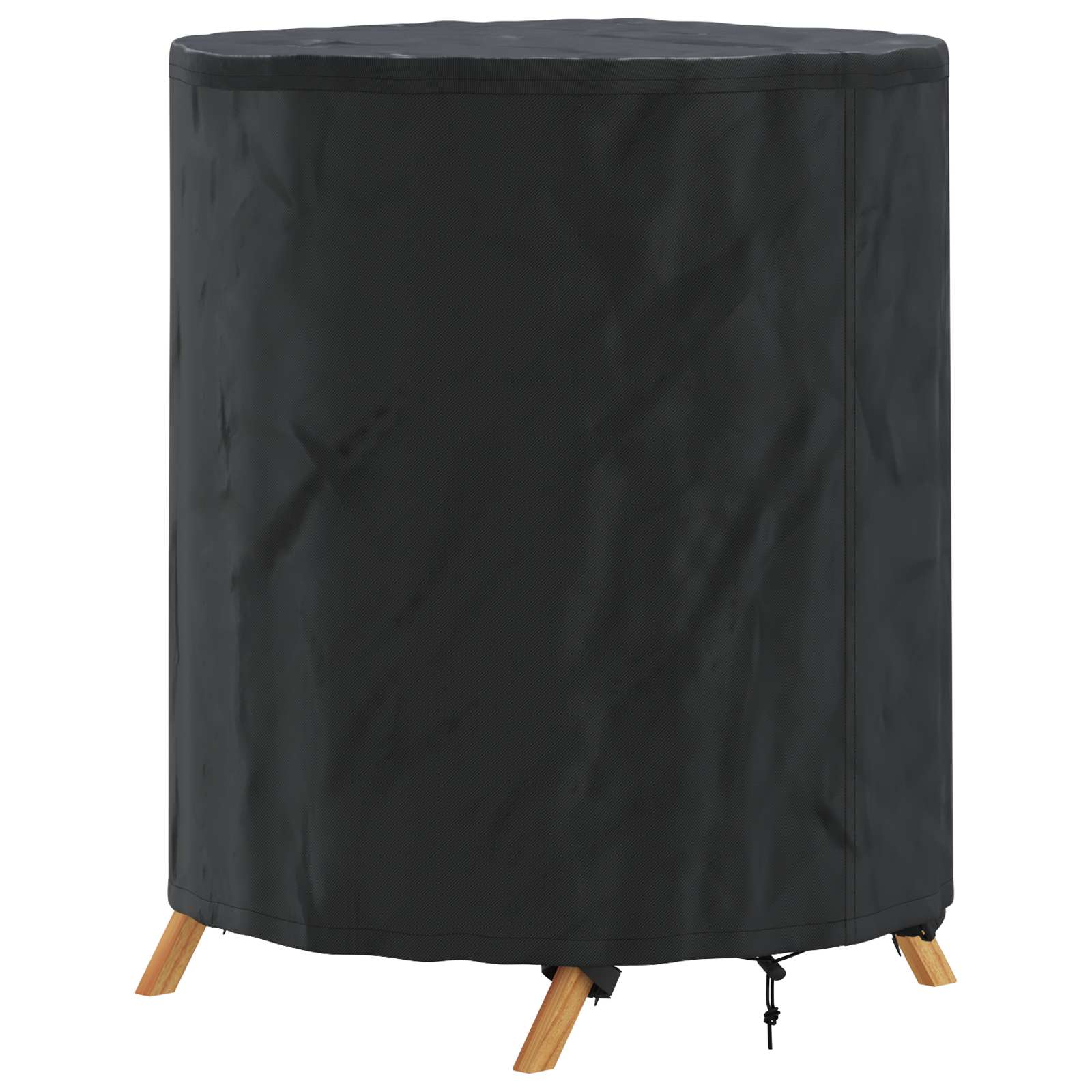 Pokrov za stol Jednobojno Crna 62 x 62 x 70 cm tkanina