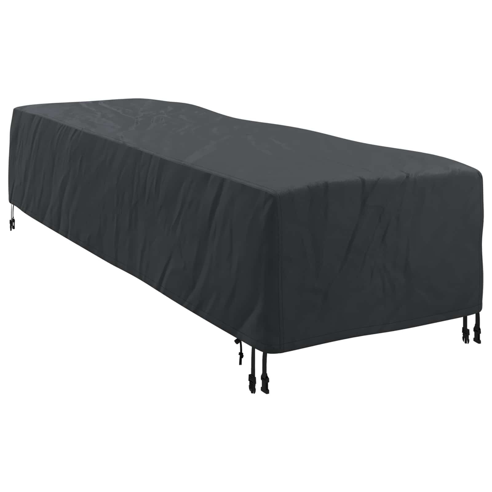 Navlaka za ležaljke Jednobojno Crna 74 x 210 x 40 cm tkanina