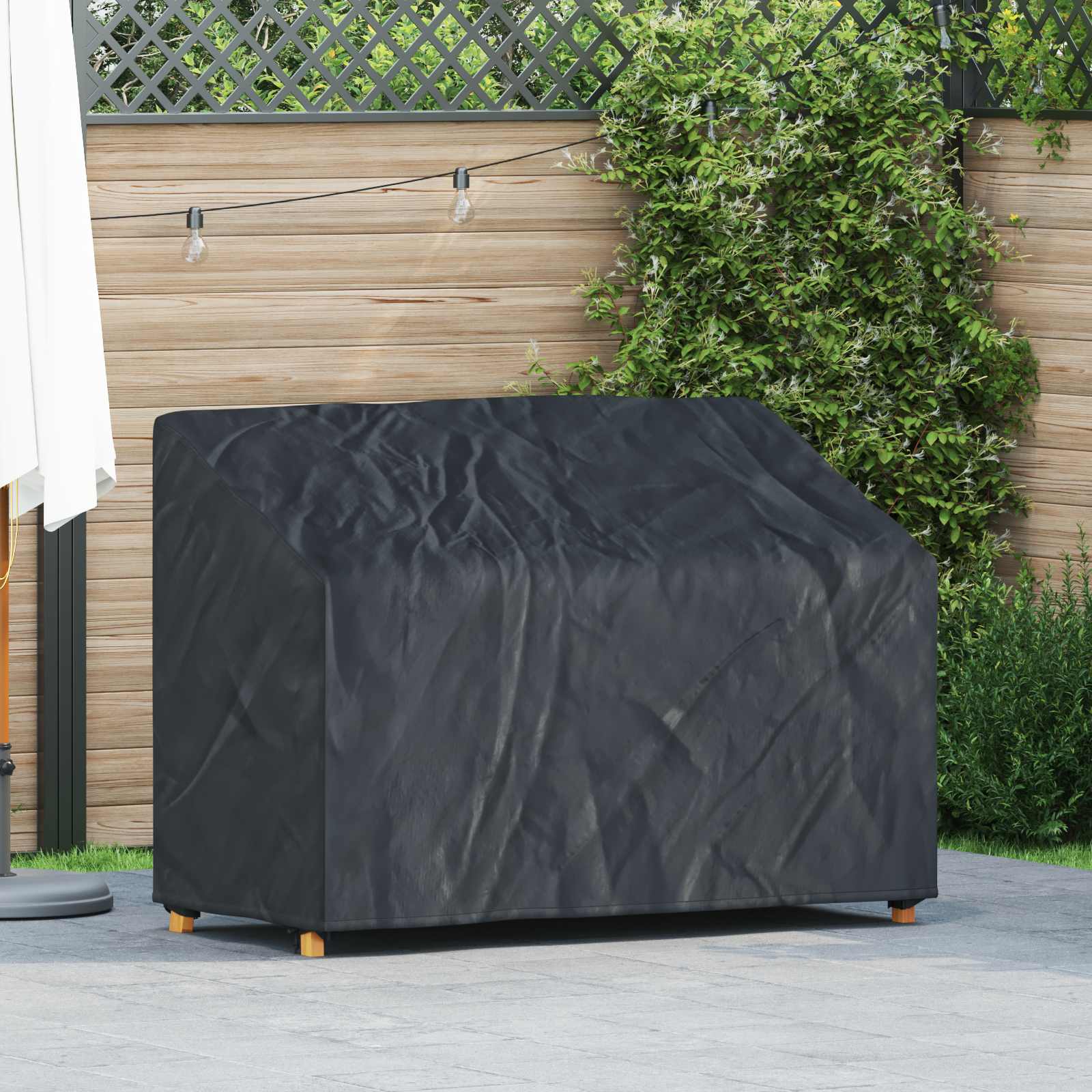 Pokrivač za vrtnu klupu 134 x 70 x 65 / 94 cm 210D Oxford tkanina