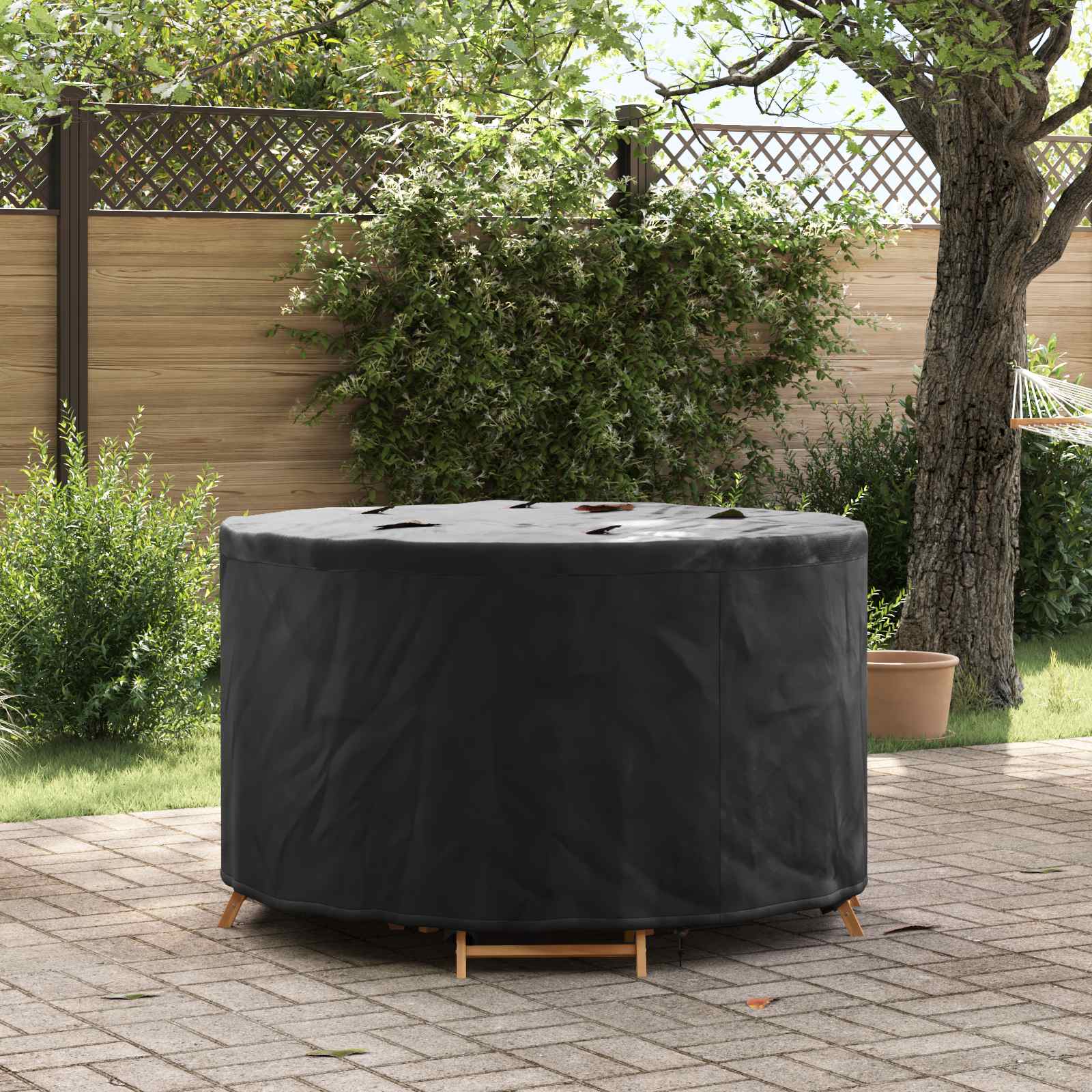 Pokrov za namještaj Crna 102 x 102 x 71 cm 210D Oxford tkanina