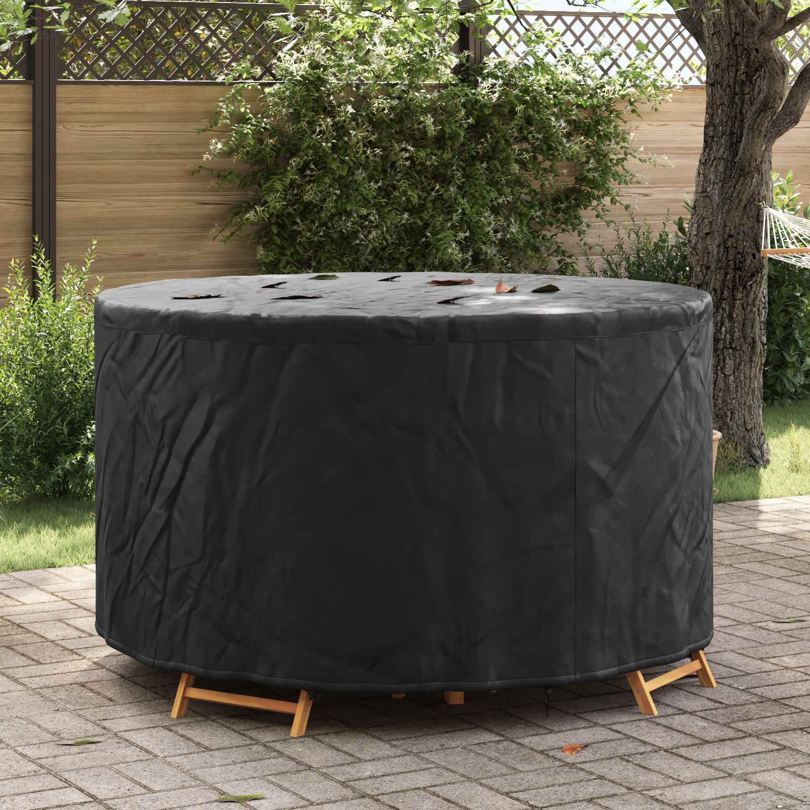 Pokrov za namještaj Crna 157 x 157 x 85 cm 420D Oxford tkanina