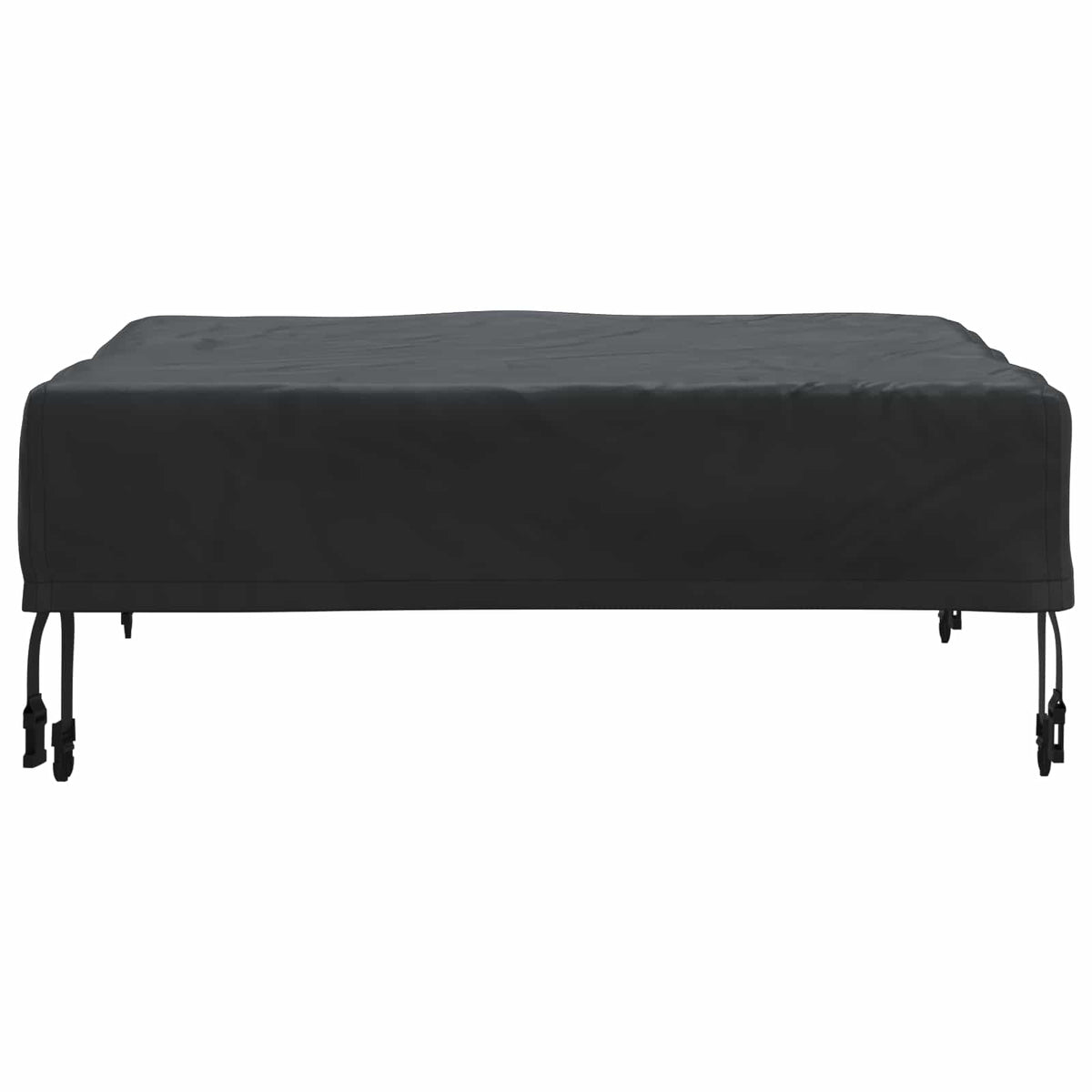 Pokrov za stol Jednobojno Crna 62 x 62 x 15 cm tkanina