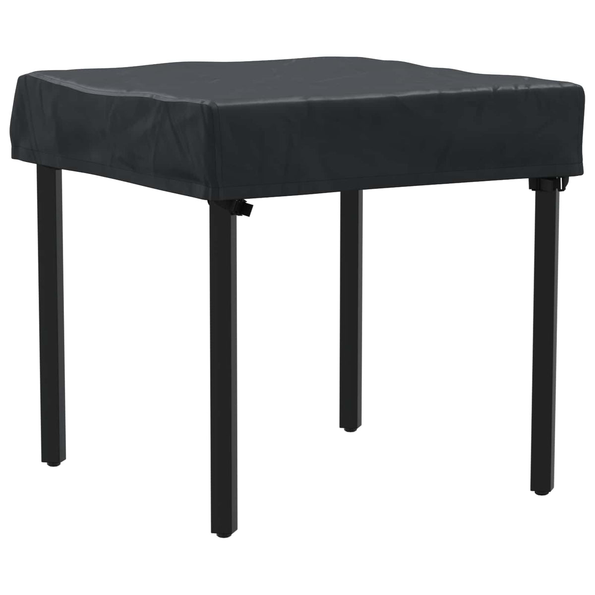Pokrov za stol Jednobojno Crna 62 x 62 x 15 cm tkanina