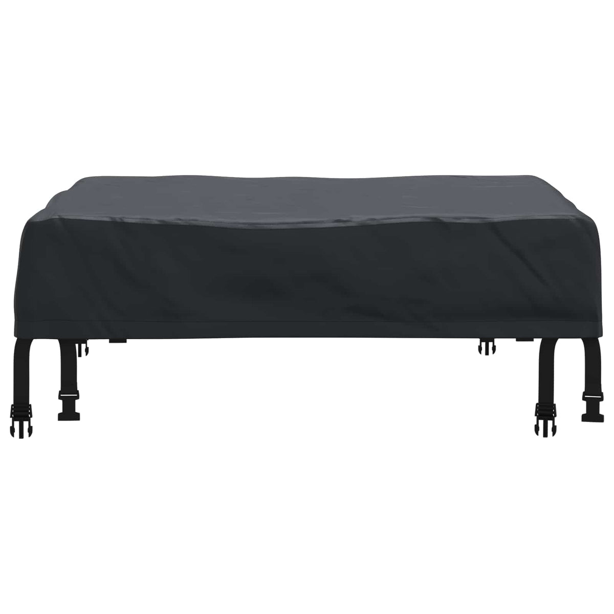 Pokrov za stol Jednobojno Crna 62 x 62 x 15 cm tkanina