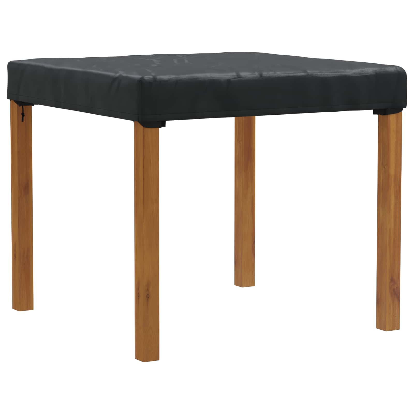 Pokrov za stol Jednobojno Crna 92 x 92 x 15 cm tkanina