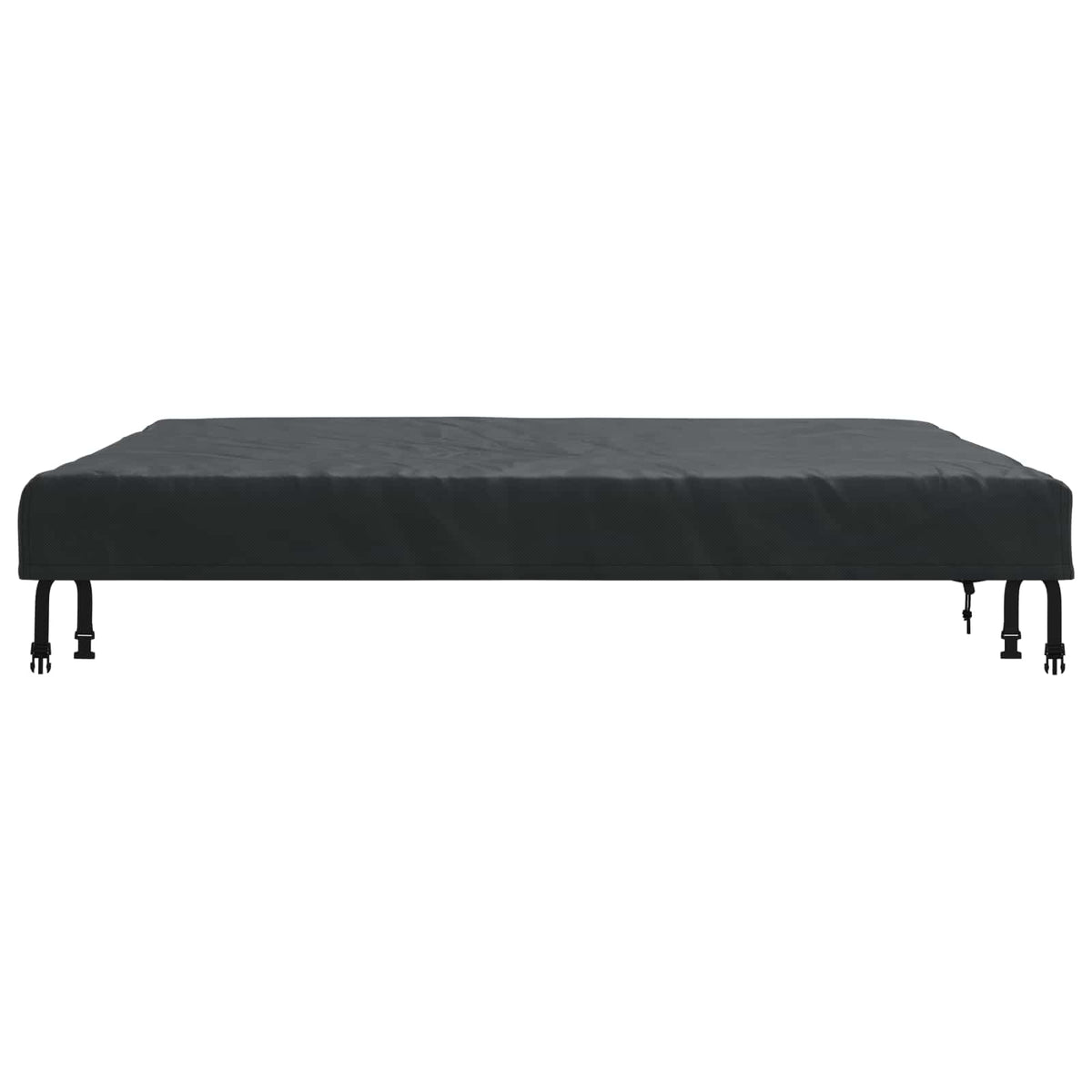 Pokrov za stol Jednobojno Crna 122 x 122 x 15 cm tkanina
