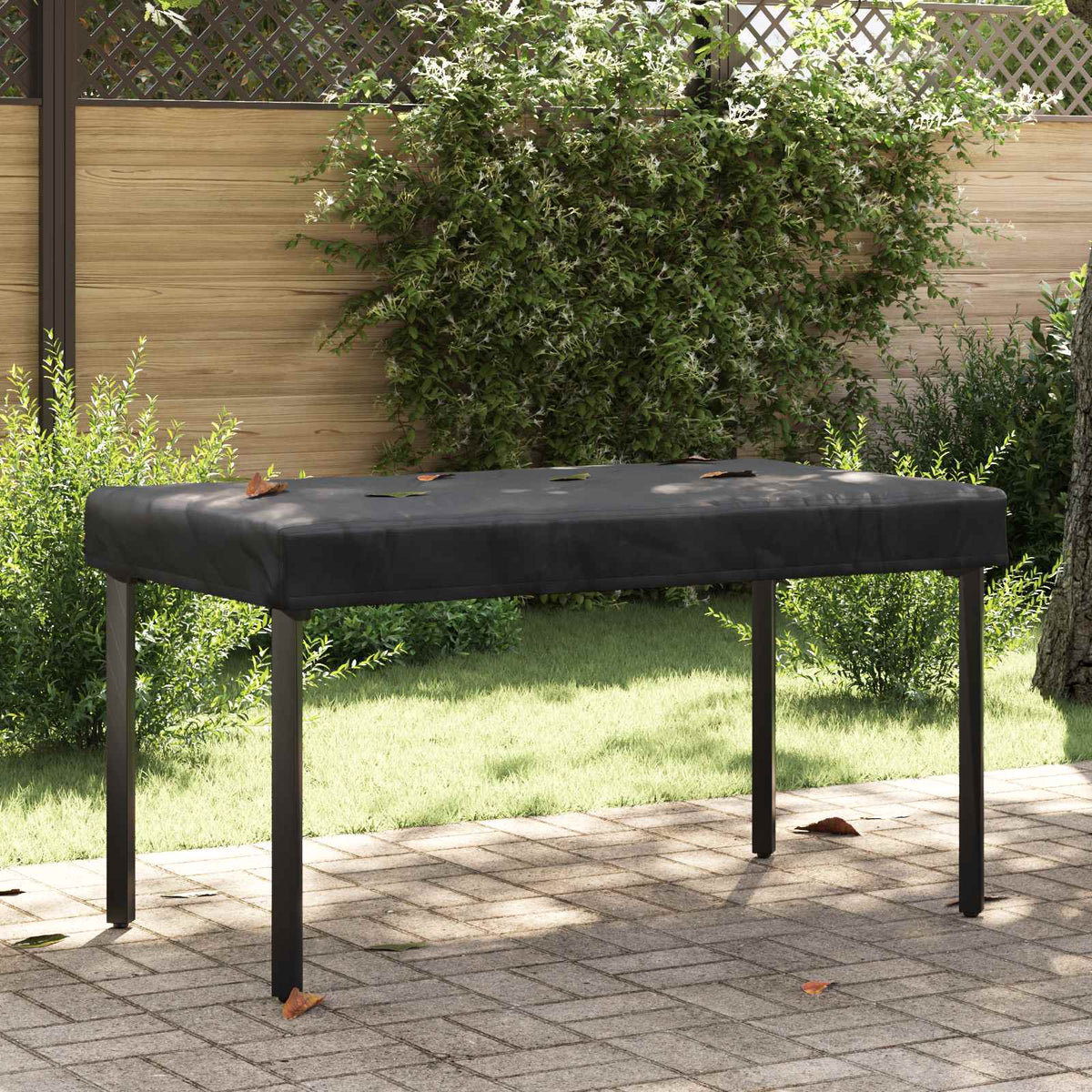 Pokrov za stol Jednobojno Crna 142 x 82 x 15 cm tkanina