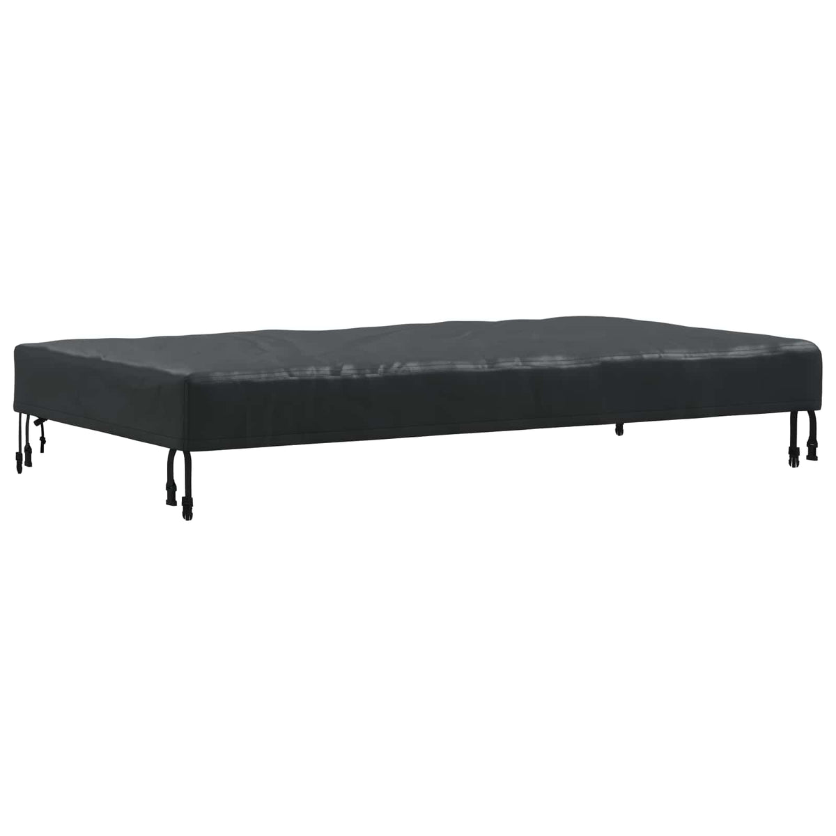 Pokrov za stol Jednobojno Crna 142 x 82 x 15 cm tkanina
