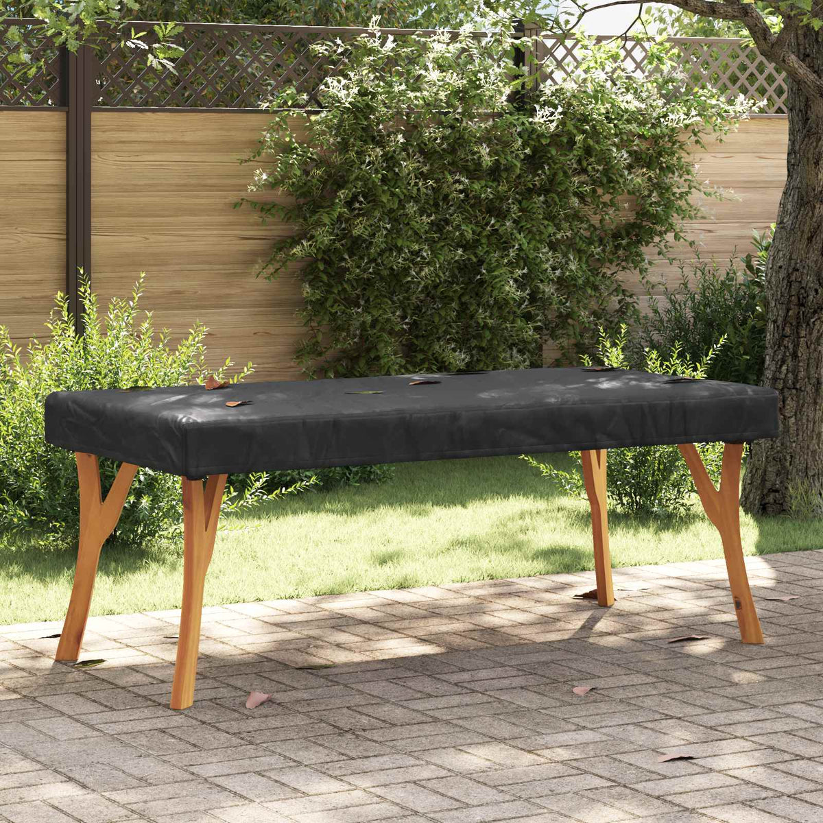 Pokrov za stol Jednobojno Crna 182 x 102 x 15 cm tkanina