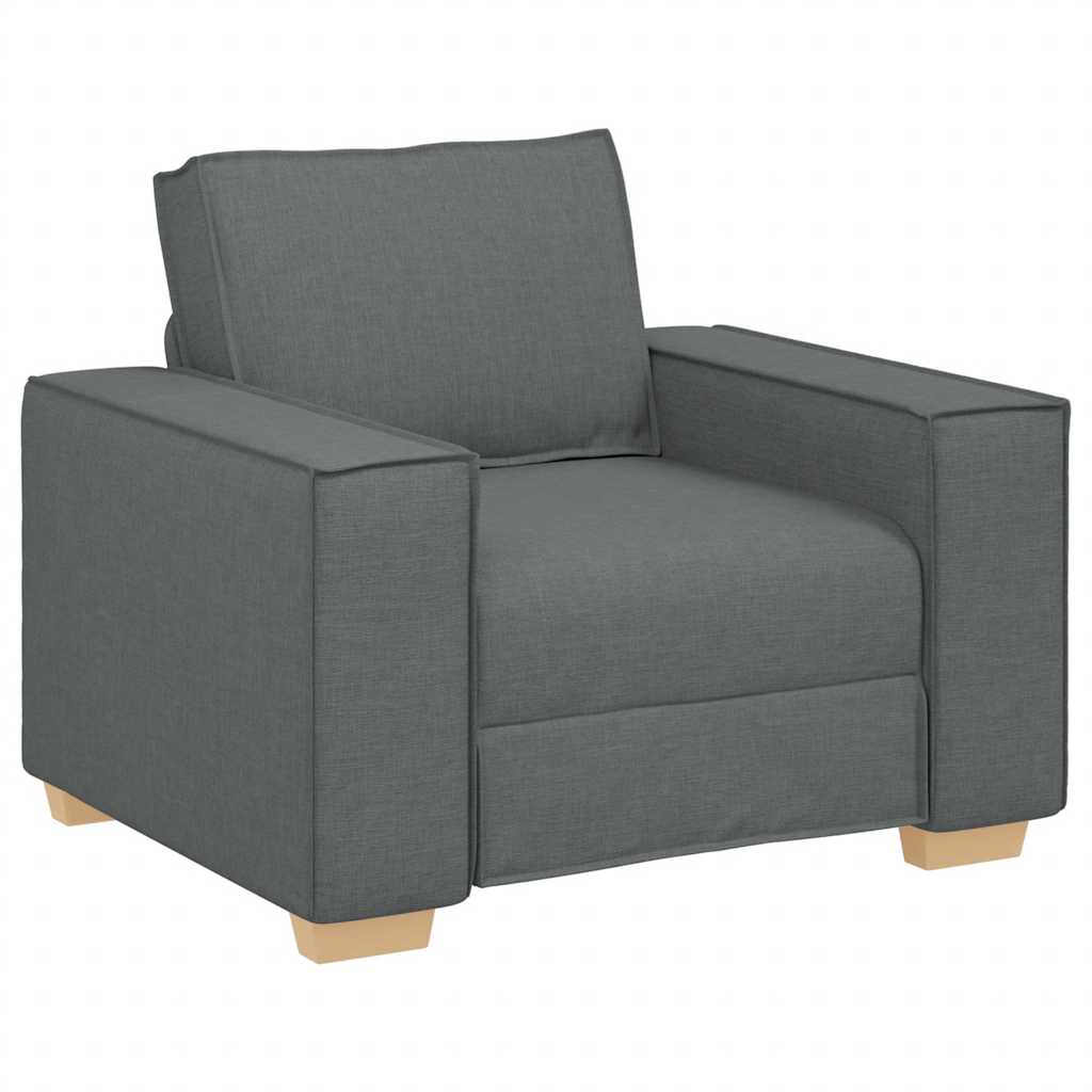 Sofa fotelja tamno siva 100x78x84 cm tkanina