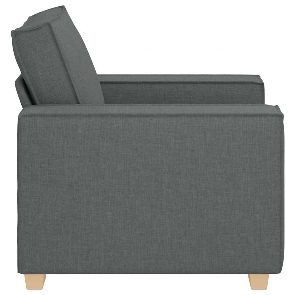 Sofa fotelja tamno siva 100x78x84 cm tkanina