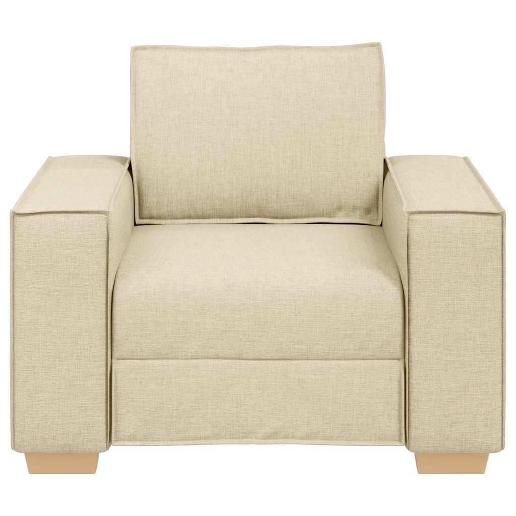 Sofa fotelja krem 100x78x84 cm tkanina