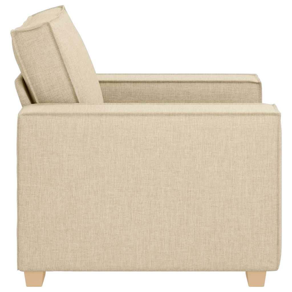 Sofa fotelja krem 100x78x84 cm tkanina