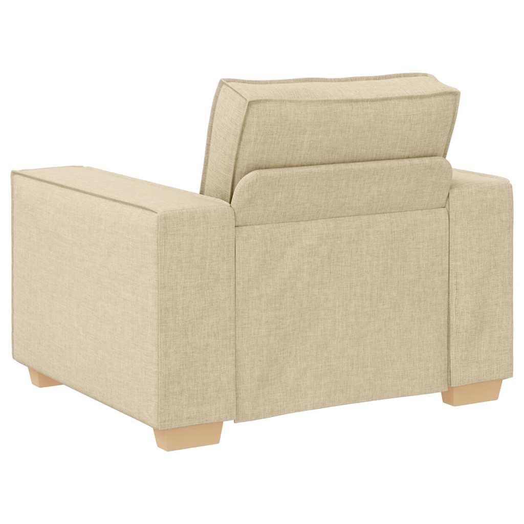 Sofa fotelja krem 100x78x84 cm tkanina