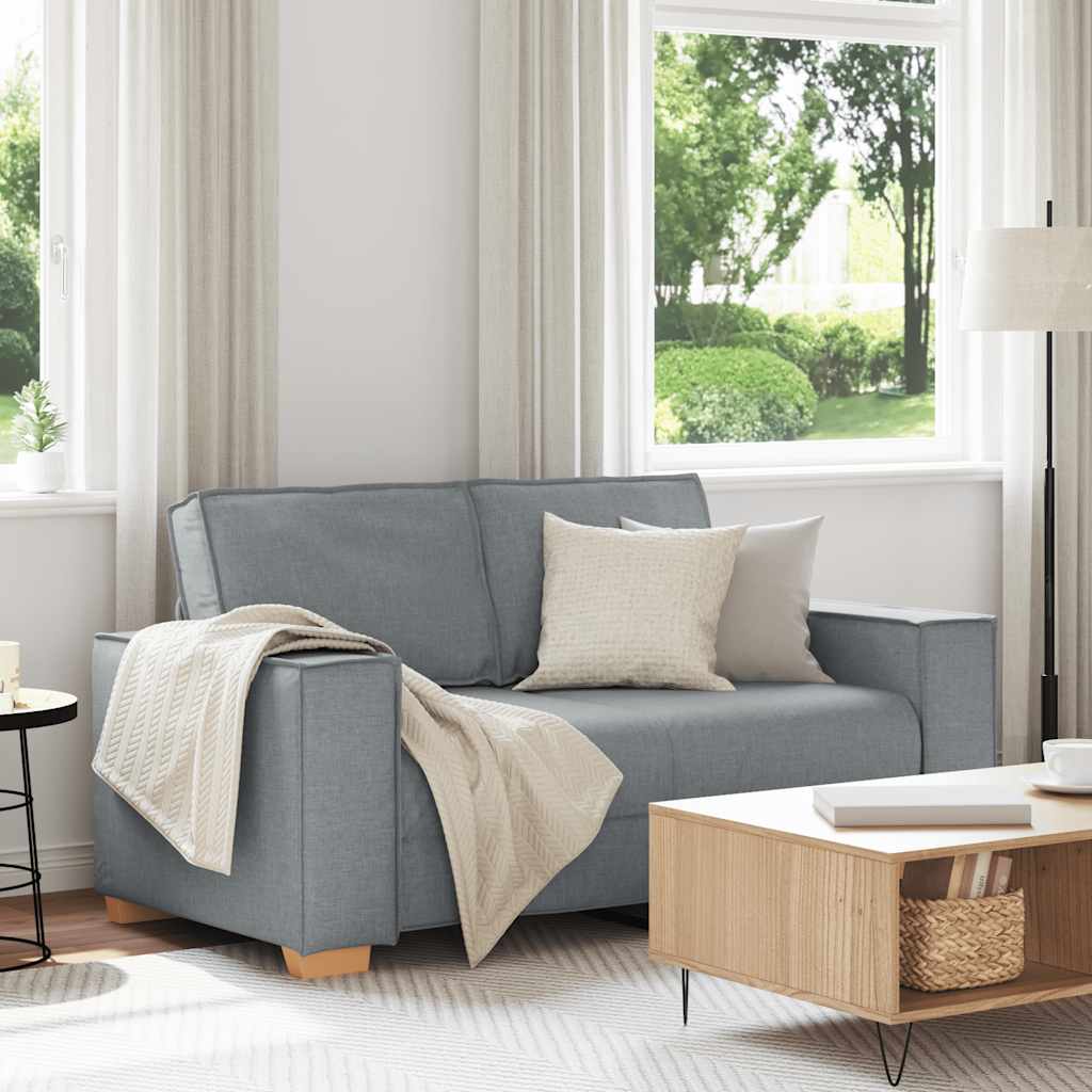 Dvosjed Sofa Svijetlo siva 160x78x84 cm Tkanina