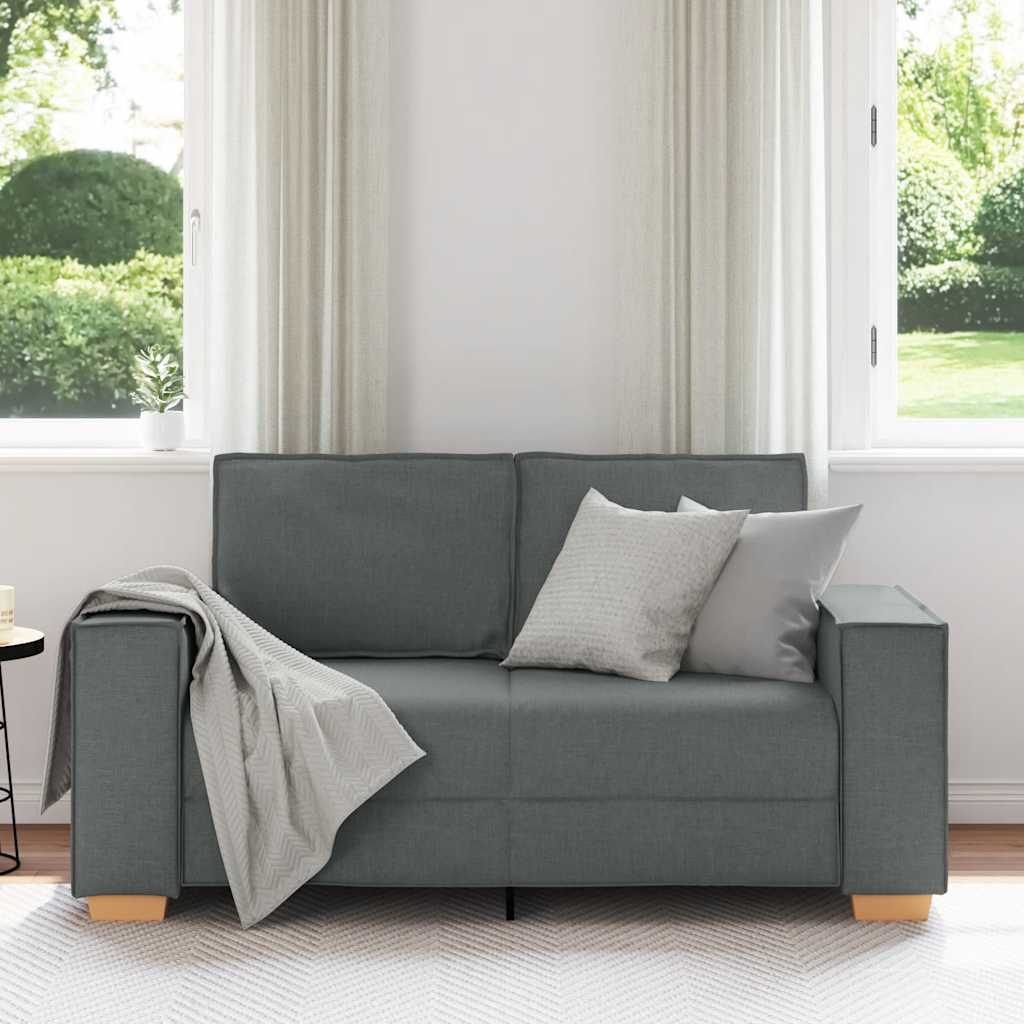 Dvosjed Sofa Tamno siva 160x78x84 cm Tkanina