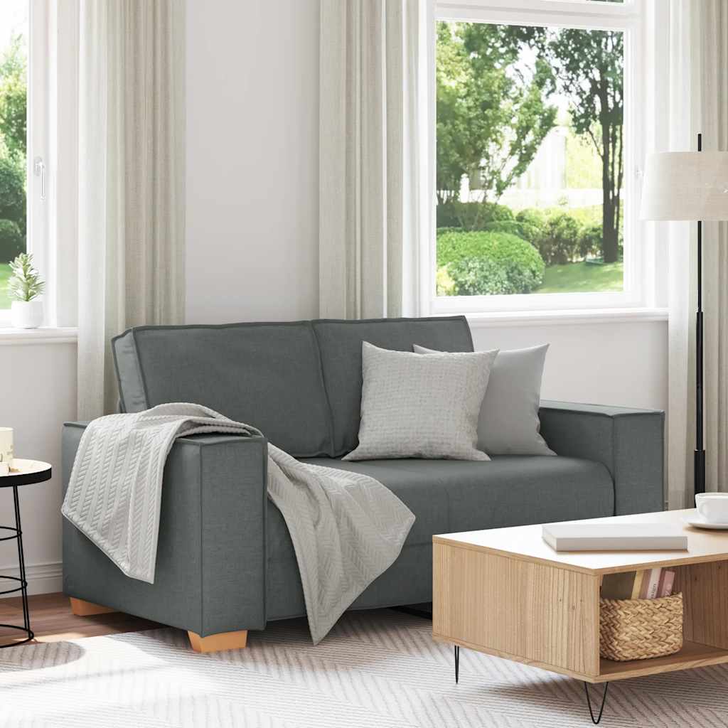 Dvosjed Sofa Tamno siva 160x78x84 cm Tkanina