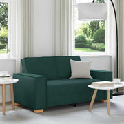 Dvosjed Tamnozelena 160x78x84 cm Tkanina