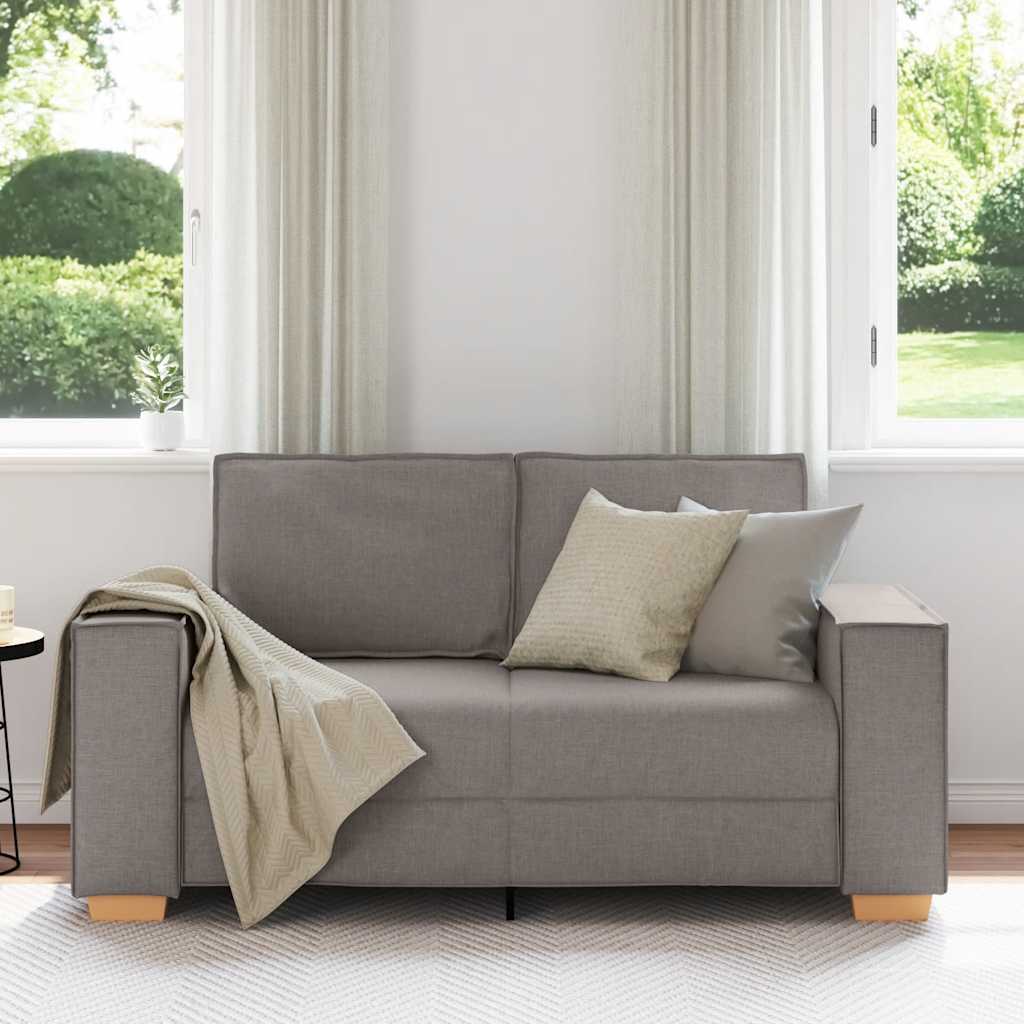Dvosjed Kauč Taupe 160x78x84 cm Tkanina