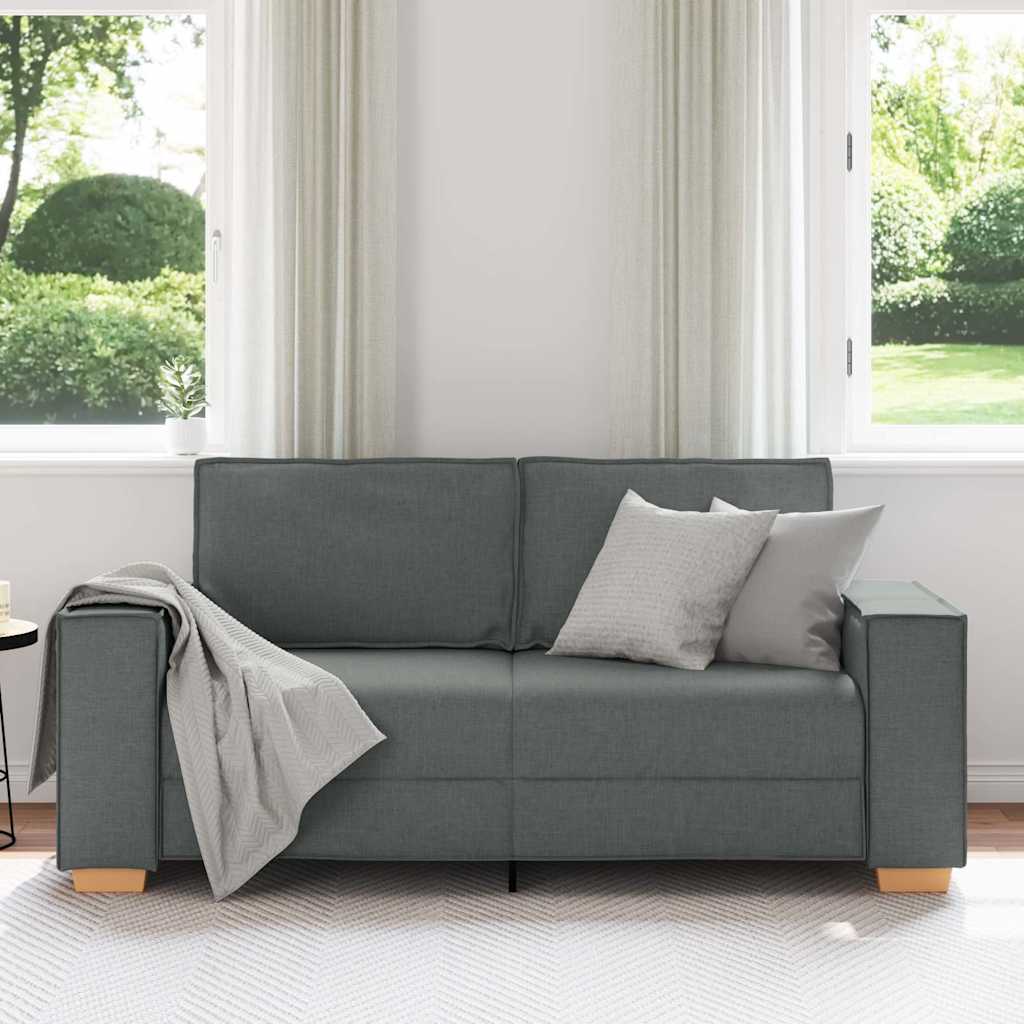 Dvosjed Sofa Tamno siva 180x78x84 cm Tkanina