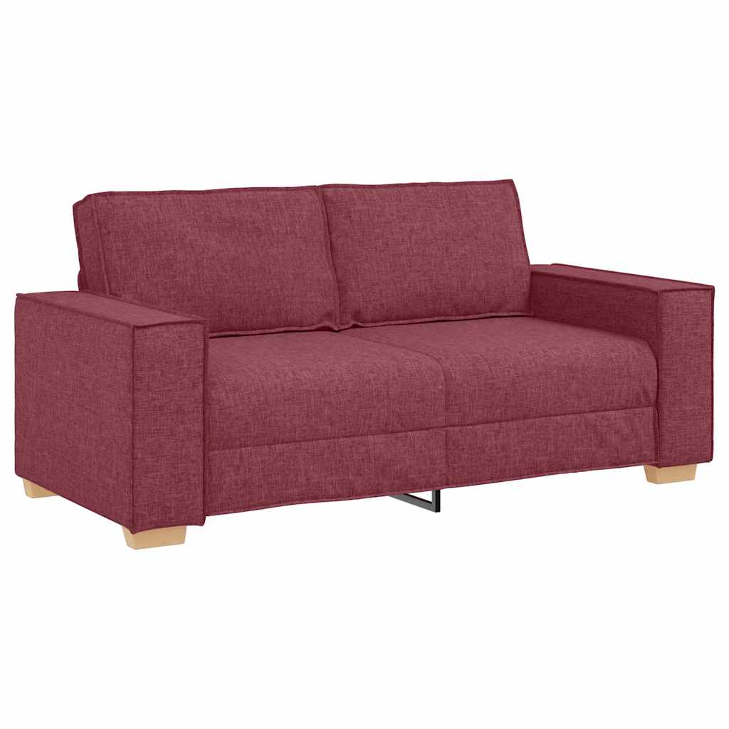 Dvosjed Kauč Vino Crvena 180x78x84 cm Tkanina