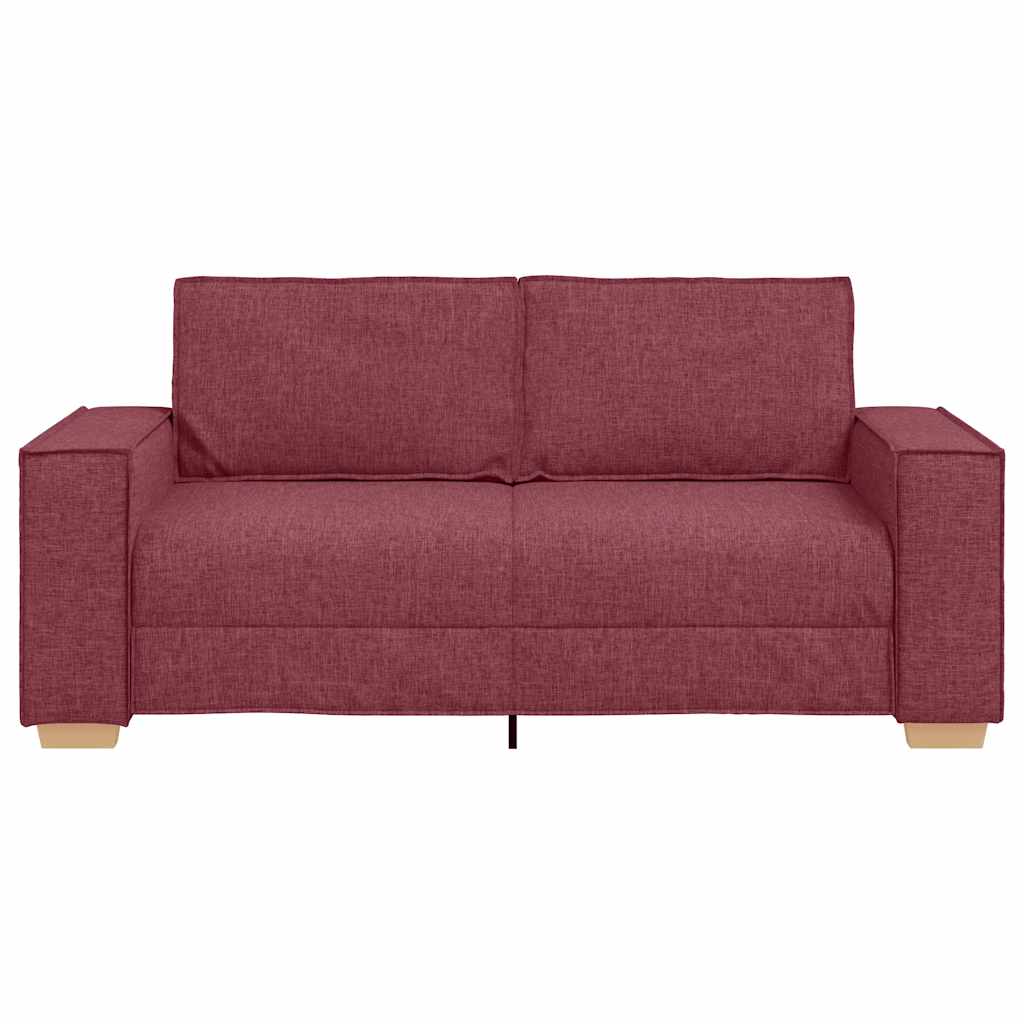 Dvosjed Kauč Vino Crvena 180x78x84 cm Tkanina