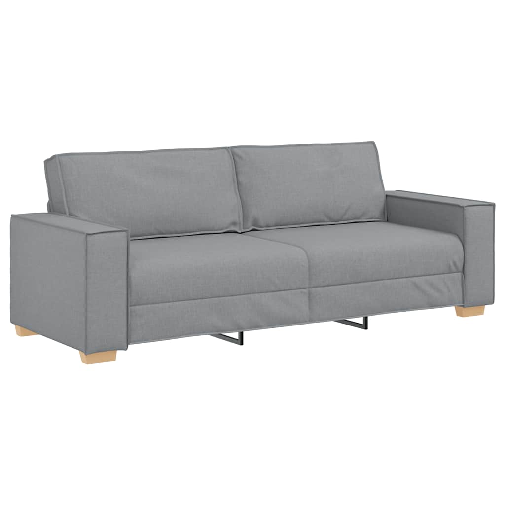 Trosjed Svijetlo siva 220x78x84 cm Tkanina