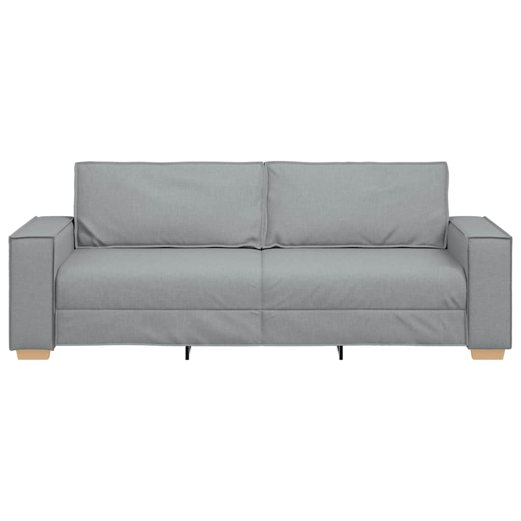 Trosjed Svijetlo siva 220x78x84 cm Tkanina