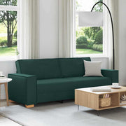 Sofa za 3 osobe Tamnozelena 220 cm tkanina