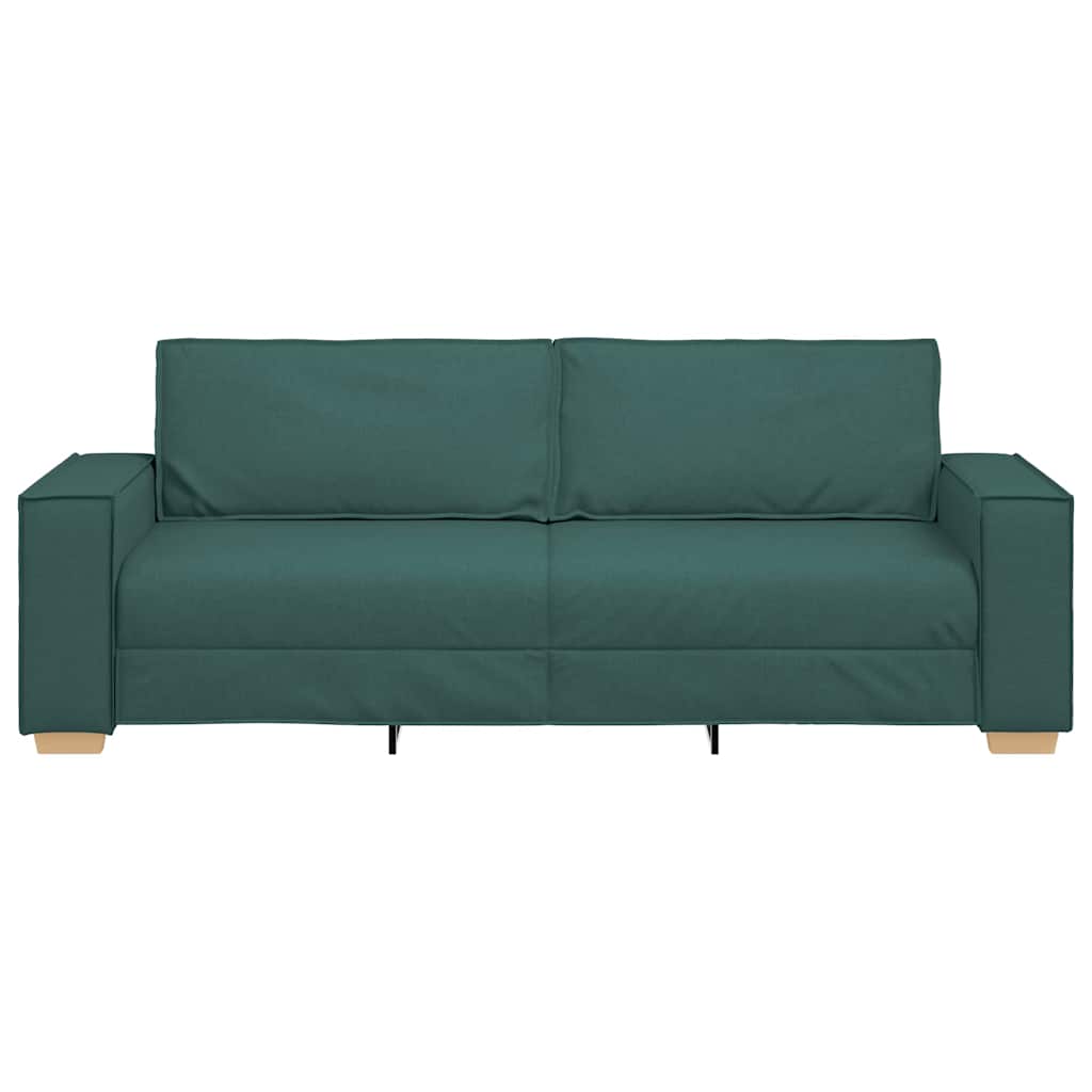 Sofa za 3 osobe Tamnozelena 220 cm tkanina