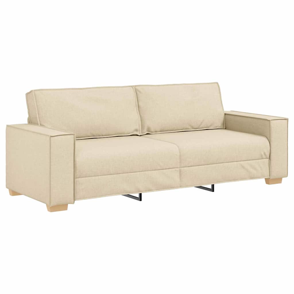 Sofa za 3 osobe Krema 220 cm tkanina