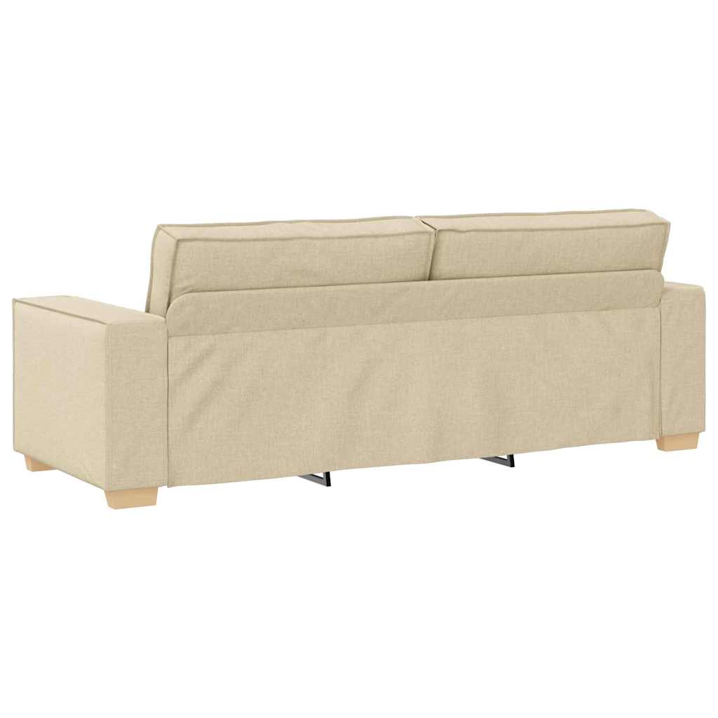Sofa za 3 osobe Krema 220 cm tkanina