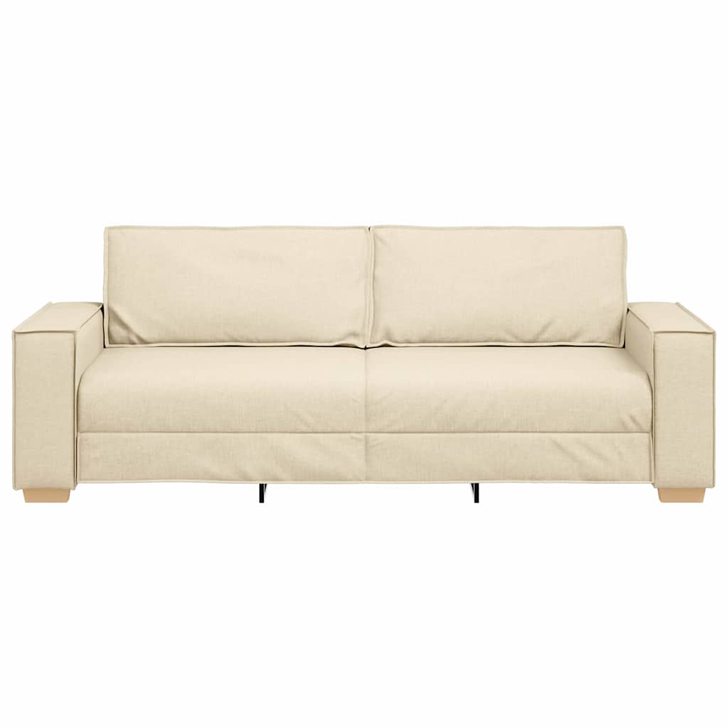 Sofa za 3 osobe Krema 220 cm tkanina