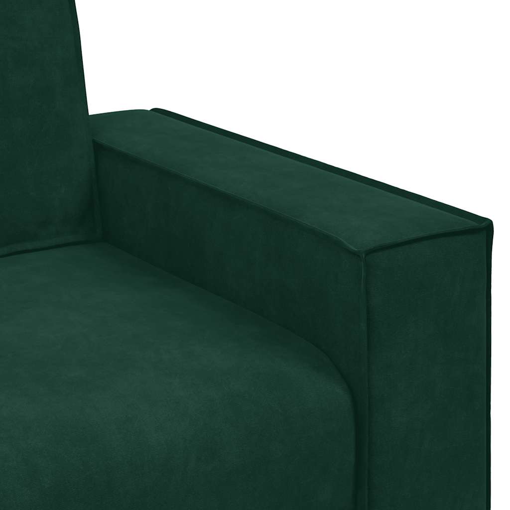 Sofa fotelja tamnozelena 100x78x84 cm baršun