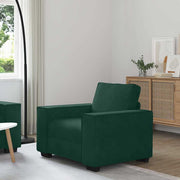 Sofa fotelja tamnozelena 100x78x84 cm baršun