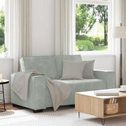 Dvosjed Sofa Svijetlosiva 160x78x84 cm Baršun