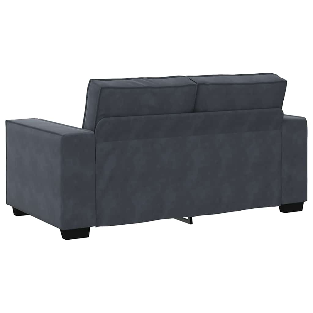 Dvosjed Sofa Tamno siva 160x78x84 cm Baršun
