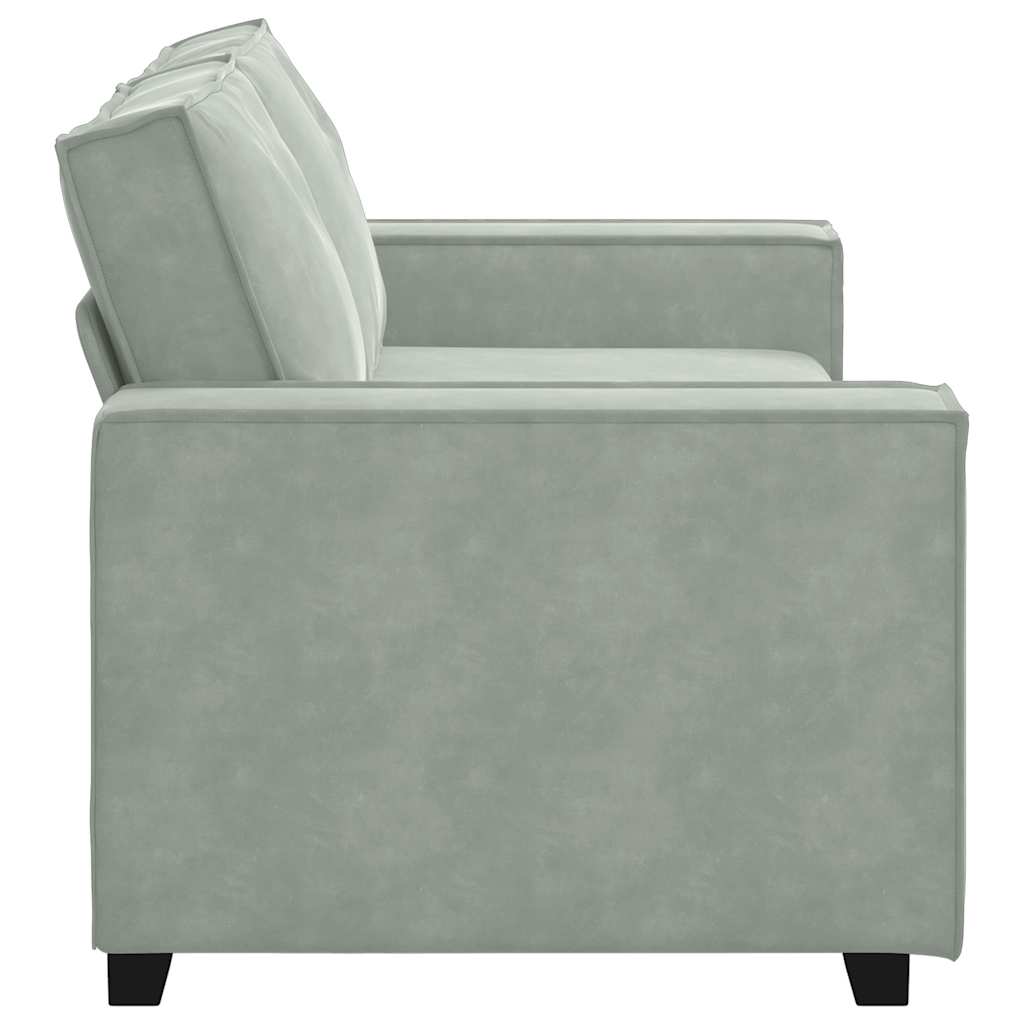 Dvosjed Sofa Svijetlosiva 180x78x84 cm Baršun