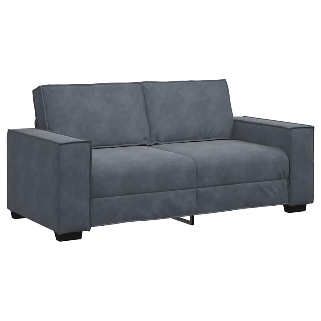 Dvosjed Sofa Tamno siva 180x78x84 cm Baršun