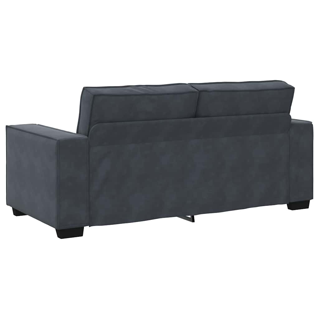Dvosjed Sofa Tamno siva 180x78x84 cm Baršun