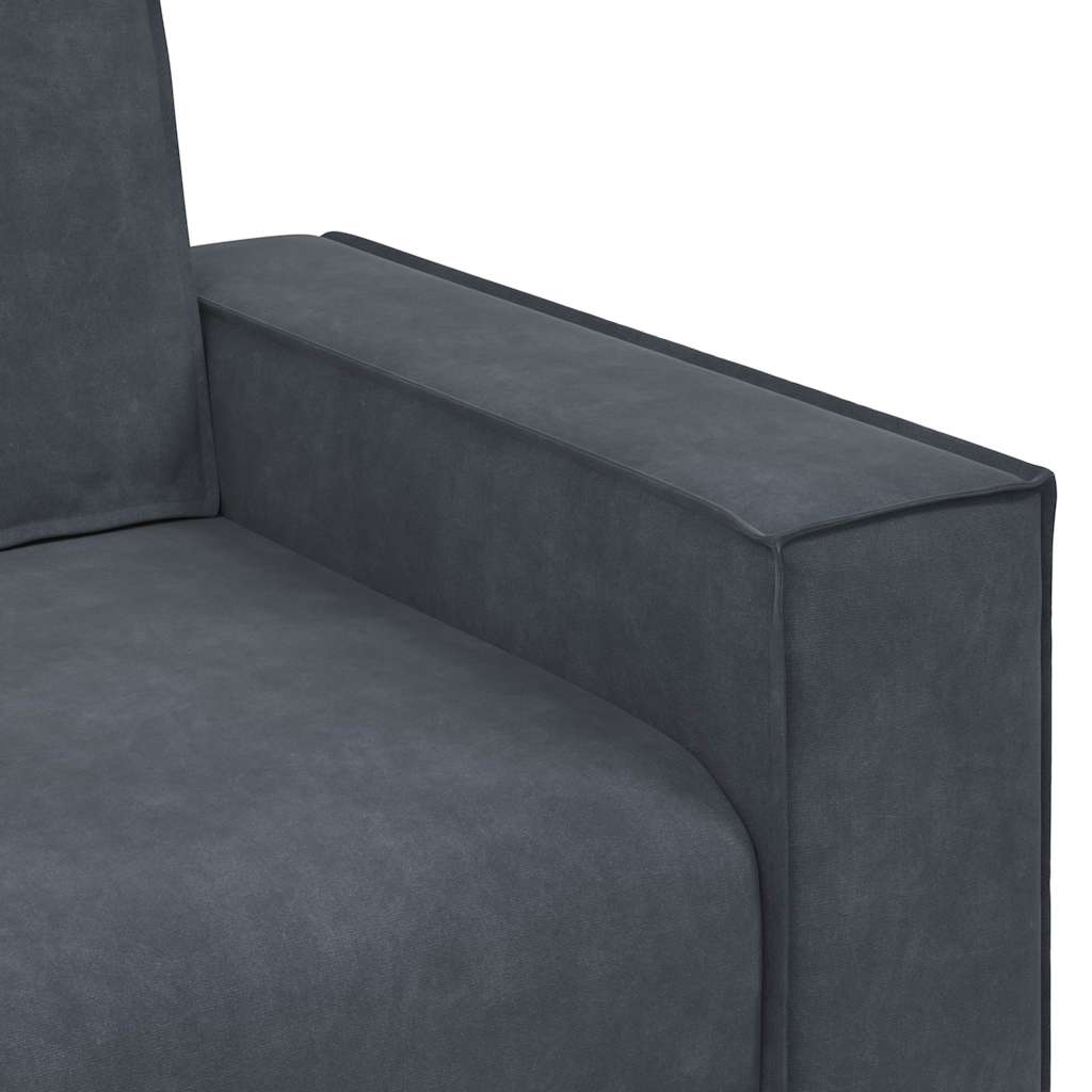 Dvosjed Sofa Tamno siva 180x78x84 cm Baršun