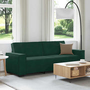 Trosjed Tamnozeleni 220x78x84 cm Baršun