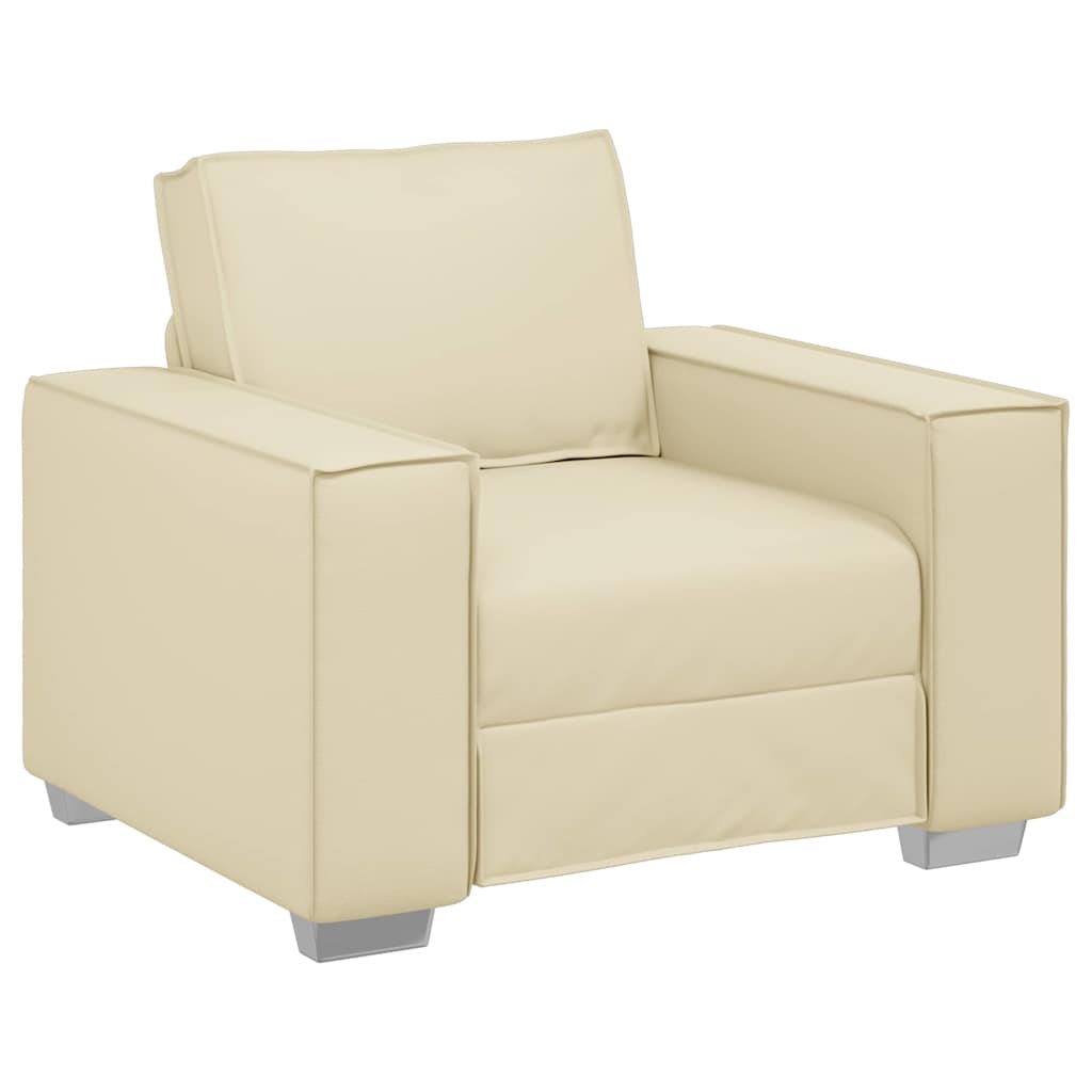 Sofa stolica Krema 100 cm Lažna koža