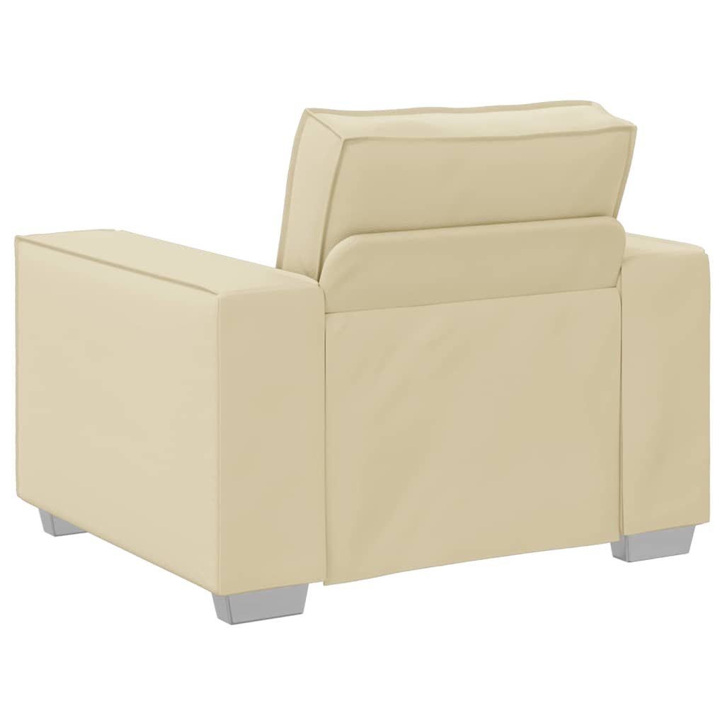 Sofa stolica Krema 100 cm Lažna koža