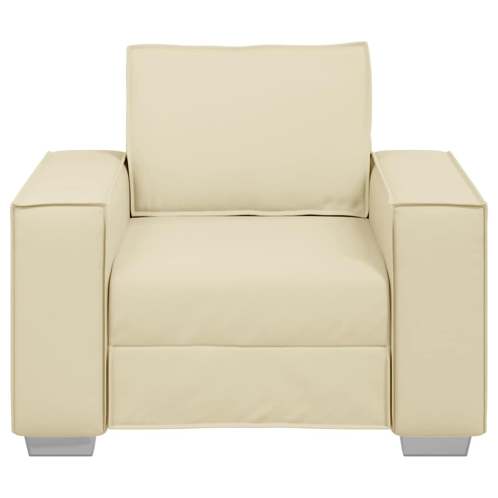 Sofa stolica Krema 100 cm Lažna koža