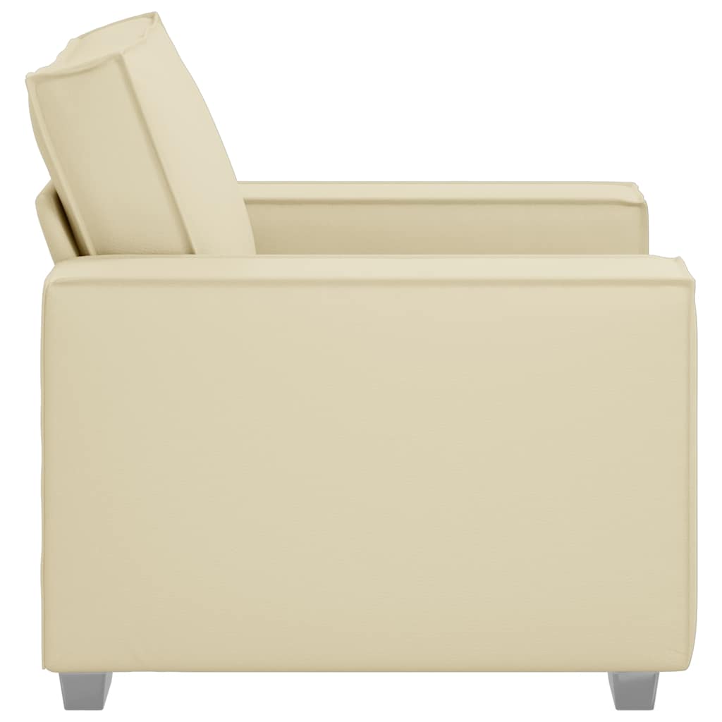 Sofa stolica Krema 100 cm Lažna koža