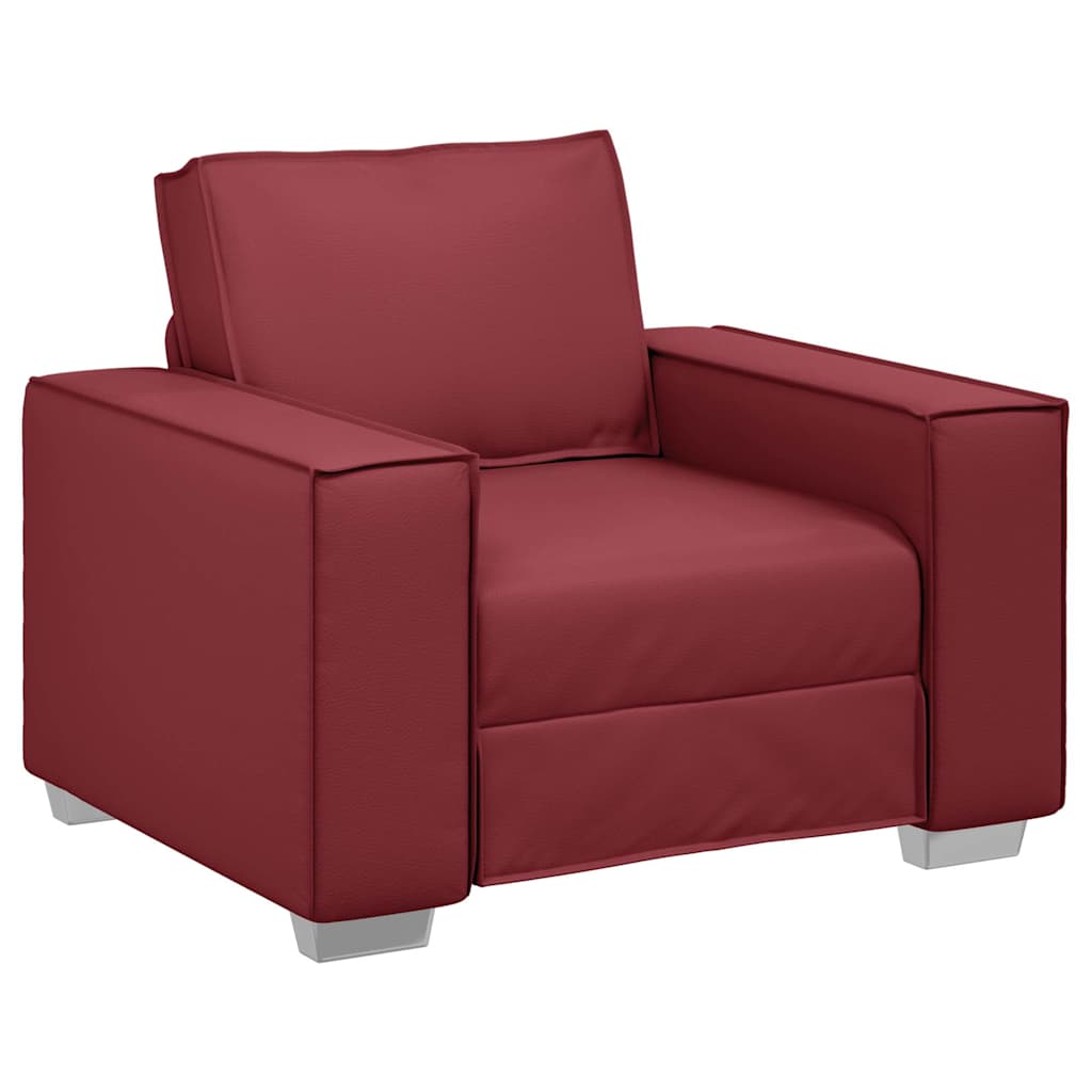 Sofa stolica Vinska crvena 100 cm Lažna koža